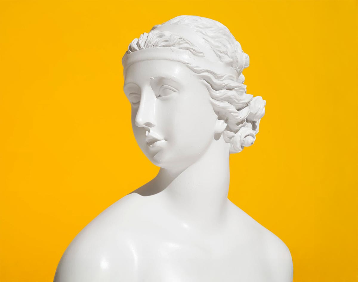 Handmaid, Marble Statue